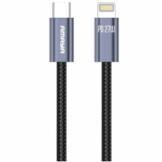 Дата кабель Amaya 61CL Type-C to Lightning 27W (1m) Gray