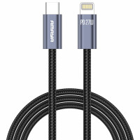 Дата кабель Amaya 62CL Type-C to Lightning 27W (2m) Gray