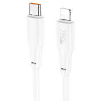 Дата кабель Hoco X93 Force Type-C to Lightning 20W (2m) White