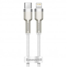 Дата кабель Baseus Cafule Series Metal Type-C to Lightning PD 20W (1m) (CATLJK-A) - Білий