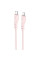 Дата кабель Hoco X97 Crystal color Type-C to Lightning 20W (1m) - Light pink - фото