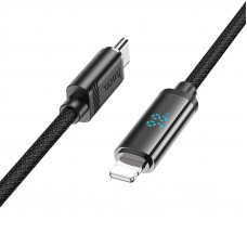 Дата кабель Hoco U127 Power Type-C to Lightning (1.2m) - Black