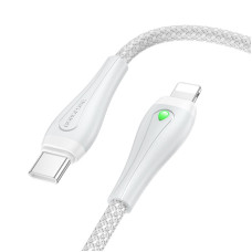 Дата кабель Borofone BX100 Advantage 27W Type-C to Lightning (1m) - Gray