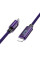 Дата кабель Hoco U125 Benefit 27W Type-C to Lightning with display (1.2m) - Purple - фото