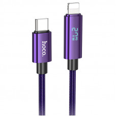 Дата кабель Hoco U125 Benefit 27W Type-C to Lightning (1.2m) - Purple