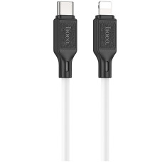 Дата кабель Hoco X90 Cool silicone Type-C to Lightning 20W (1m) - White