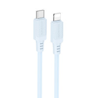 Дата кабель Borofone BX115 Lotto Type-C to Lightning 27W (1m) - Blue