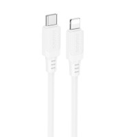 Дата кабель Borofone BX115 Lotto Type-C to Lightning 27W (1m) - White