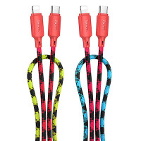 Cavo dati Hoco X116 Meridian Type-C to Lightning 27W (1m) - Gradient Red Mix