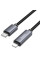 Дата кабель Hoco X112 Favor with display Type-C to Lightning 27W (1m) - Black - фото