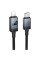 Дата кабель Hoco X118 Generous with display Type-C to Lightning 27W (1m) - Black - фото