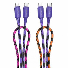 Дата кабель Hoco X116 Meridian Type-C to Lightning 27W (1m) - Gradient Purple Mix
