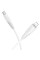 Дата кабель Borofone BX119 New Type-C to Lightning 27W (1m) - White - фото