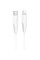 Дата кабель Borofone BX119 New Type-C to Lightning 27W (1m) - White - фото