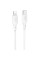 Дата кабель Borofone BX113 Lenny Type-C to Lightning 27W (1m) White - фото