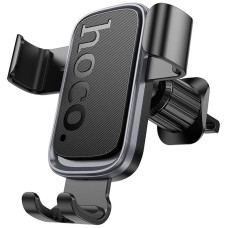 Автотримач Hoco H80 Vista gravity (air outlet) - Black / Metal gray