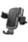 Автодержатель Hoco H80 Vista gravity (air outlet) - Black / Metal gray - фото