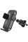 Автодержатель Hoco H78 Vista push-type (air outlet) - Black / Metal gray - фото