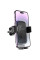 Автодержатель Hoco H78 Vista push-type (air outlet) - Black / Metal gray - фото