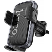 Porta auto Hoco H78 Vista push-type (air outlet) - Black / Metal gray