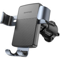 Автотримач Borofone BH118 Refined (air outlet) Black / Metal gray