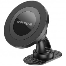 Автотримач Borofone BH91 Ring magnetic (center console) - Black