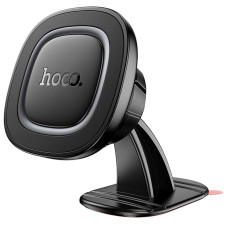 Автотримач Hoco H73 Crown magnetic (center console) - Black / Metal gray