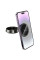Автодержатель Hoco H83 Metal ring magnetic (center console) - Metal grey - фото