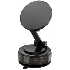Автотримач WIWU Wi-CH057 Holdex Magnetic Car Holder with Vacuum Mount - Black