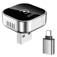 Адаптер WIWU Wi-CP003 car wireless CarPlay (iOS) - Silver