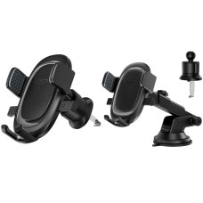 Автотримач Baseus UltraControl Pro Series Clamp-Type (C40351600113-0) - Cluster Black
