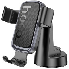 Автотримач Hoco H81 Vista Gravity (center console) - Black / Metal gray