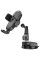 Автодержатель Hoco H76 Crown one-button (center console) - Black / Metal gray - фото
