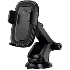 Автодержатель с Беспроводное зарядное устройство Borofone BH223 Follower 15W (center console) - Black
