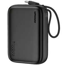 Портативний ЗП Power Bank Amaya F235C PD22.5W with cable 20000 mAh Black