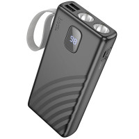Портативное ЗУ Power Bank Hoco J129A Nature flashlight 20000 mAh - Black