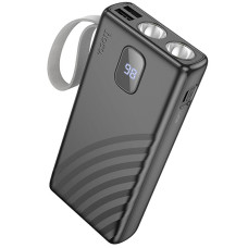 Портативное ЗУ Power Bank Hoco J129A Nature flashlight 20000 mAh - Black