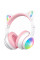 Накладные беспроводные наушники Proove Kids LumiCat (APP) - White / Pink - фото