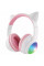 Накладные беспроводные наушники Proove Kids LumiCat (APP) - White / Pink - фото