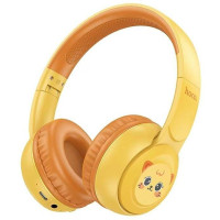 Накладные беспроводные наушники Hoco W60 Rhyme for children - Sun yellow