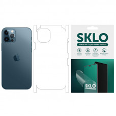 Защитная гидрогелевая пленка SKLO (на заднюю панель+грани) для Apple iPhone 15 Pro (6.1) - Прозрачный