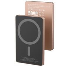 Портативное ЗУ Power Bank Amaya APB-WF53 15W с Беспроводное зарядное устройство 5000 mAh - Black