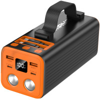 Портативное ЗУ Power Bank Amaya F500L PD22.5W flashlight with cable 50000 mAh Black