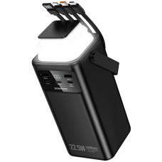 Портативное ЗУ Power Bank Borofone BJ65A High 22.5W+PD20W with cable 50000 mAh - Black