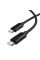 Дата кабель Borofone BX123 Leya Type-C to Type-C 60W (1m) - Black - фото