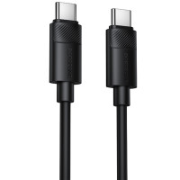 Дата кабель Borofone BX123 Leya Type-C to Type-C 60W (1m) - Black
