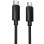 Дата кабель Borofone BX123 Leya Type-C to Type-C 60W (1m) - Black