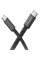 Дата кабель Borofone BX124 Peace Type-C to Type-C 60W (1m) - Black - фото
