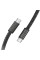Дата кабель Borofone BX124 Peace Type-C to Type-C 60W (1m) - Black - фото