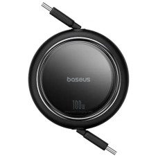 Дата кабель Baseus Free2Draw Mini Retractable Type-C to Type-C 100W (1m) (P10364500) - Cluster Black